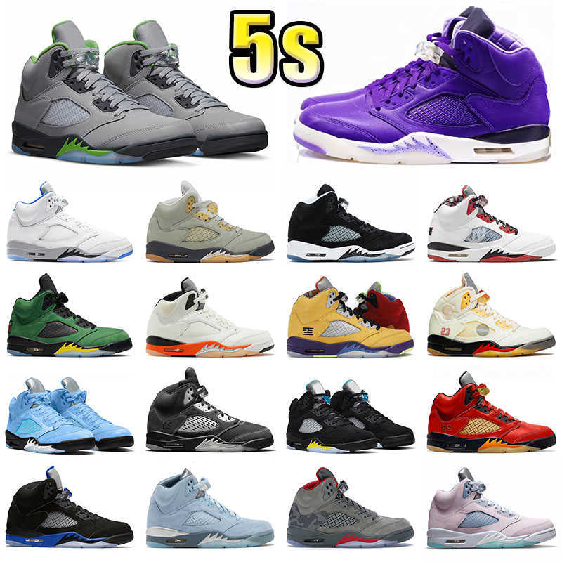 High quality 5 Basketballs Shoes 5s Jumpman Designer Sneakers Sail Mars For Her Mens off Racer Blue Sports Trainers Men Aqua Green Bean, Box
High quality 5 Basketballs Shoes 5s Jumpman Designer Sneakers Sail Mars For Her Mens off Racer Blue Sports Trainers Men Aqua Green Bean, Box