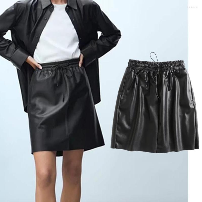 Skirts Jenny&Dave Faldas Mujer Moda 2022 England Style Simple Solid Womens Pu Leather Drawstring Skirt Women Casual Sexy Mini, Black
Skirts Jenny&Dave Faldas Mujer Moda 2022 England Style Simple Solid Womens Pu Leather Drawstring Skirt Women Casual Sexy Mini, Black