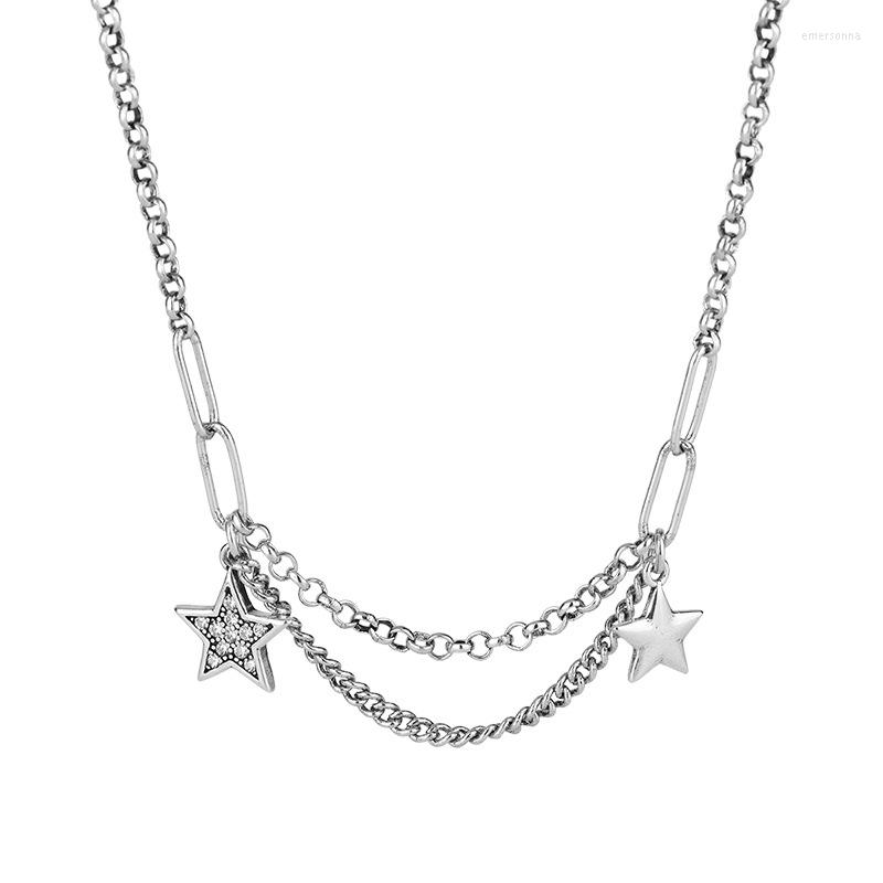 Chains VENTFILLE Silver Color Star Necklace For Women Girl Gfit Clavicle Chain Hip Hop Hipster Jewelry Dropship
Chains VENTFILLE Silver Color Star Necklace For Women Girl Gfit Clavicle Chain Hip Hop Hipster Jewelry Dropship