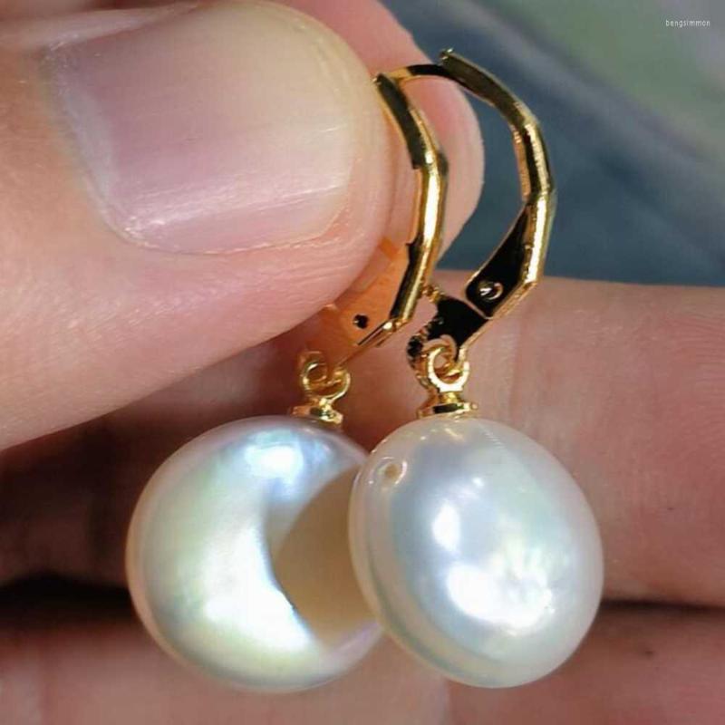 Dangle Earrings 14-15MM Natural Baroque White Coin Pearl 14K Fashion FOOL'S DAY Mother's CARNIVAL Beautiful Aquaculture
Dangle Earrings 14-15MM Natural Baroque White Coin Pearl 14K Fashion FOOL'S DAY Mother's CARNIVAL Beautiful Aquaculture