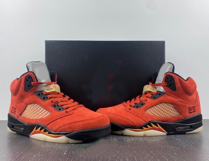 Shoes 5 Mars for Her Mens 5s Picante/bright Mandarin-fire Red-muslin-black 3m Reflective Sneakers Dd9336-800 Us 7-13 Original
Shoes 5 Mars for Her Mens 5s Picante/bright Mandarin-fire Red-muslin-black 3m Reflective Sneakers Dd9336-800 Us 7-13 Original