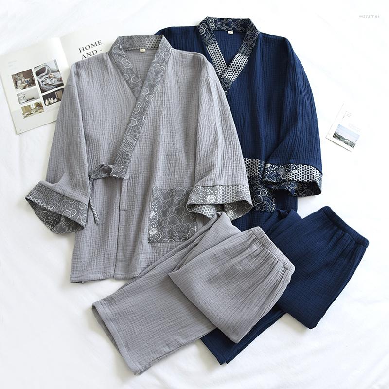 Men's Sleepwear 2022 2pcs Men Japanese Style Home Clothing Sets Kawaii Printed Kimono Yukata Cotton Steaming Wear Pajamas Bathrobe Nightgown, Color2
Men's Sleepwear 2022 2pcs Men Japanese Style Home Clothing Sets Kawaii Printed Kimono Yukata Cotton Steaming Wear Pajamas Bathrobe Nightgown, Color2