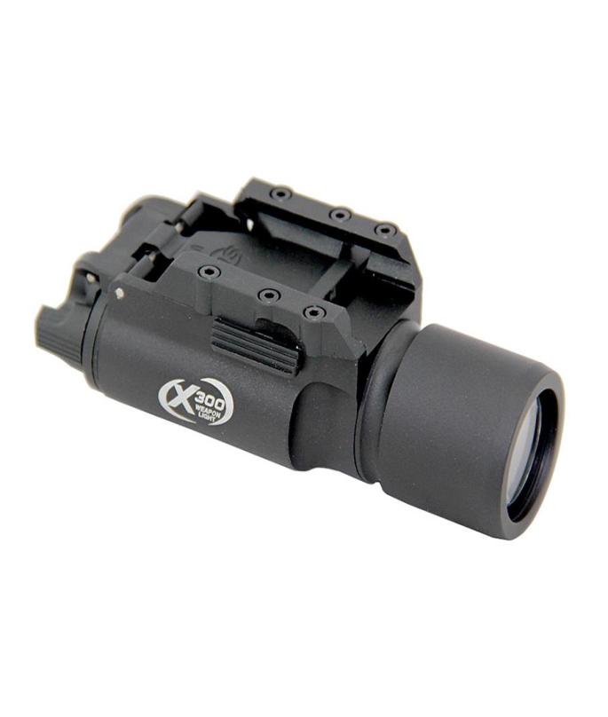Tactical X300 Gun Light Ultra High Ouput LED Pistol Flashlight Hunting Rifle Airsoft Illumination Aluminium Alloy CNC Machining2529534574
Tactical X300 Gun Light Ultra High Ouput LED Pistol Flashlight Hunting Rifle Airsoft Illumination Aluminium Alloy CNC Machining2529534574