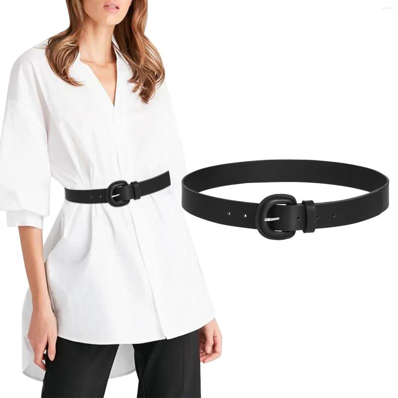 Belts Women's Fashion Design PU Leather Versatile Solid High End Decorative Belt For Skirt Dress Cloth Accessories Daily Decoration, Black
Belts Women's Fashion Design PU Leather Versatile Solid High End Decorative Belt For Skirt Dress Cloth Accessories Daily Decoration, Black