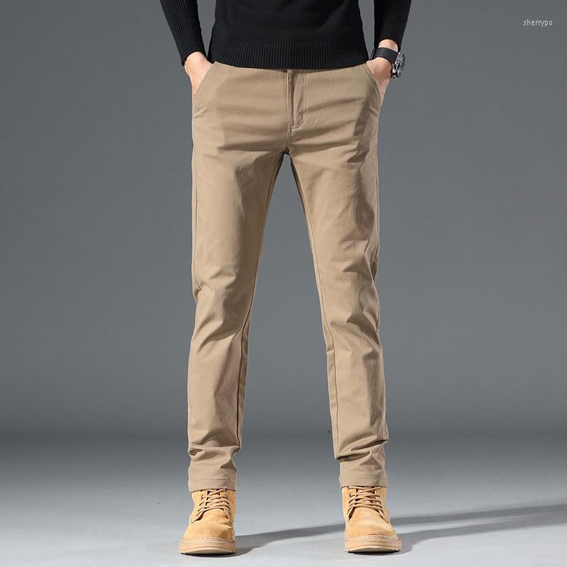 Men's Pants Autumn Winter Men Stretch Slim Fit Elastic Waist Business Classic Korean Cargo Thick Casual Trousers Male Grey Khaki Black
Men's Pants Autumn Winter Men Stretch Slim Fit Elastic Waist Business Classic Korean Cargo Thick Casual Trousers Male Grey Khaki Black