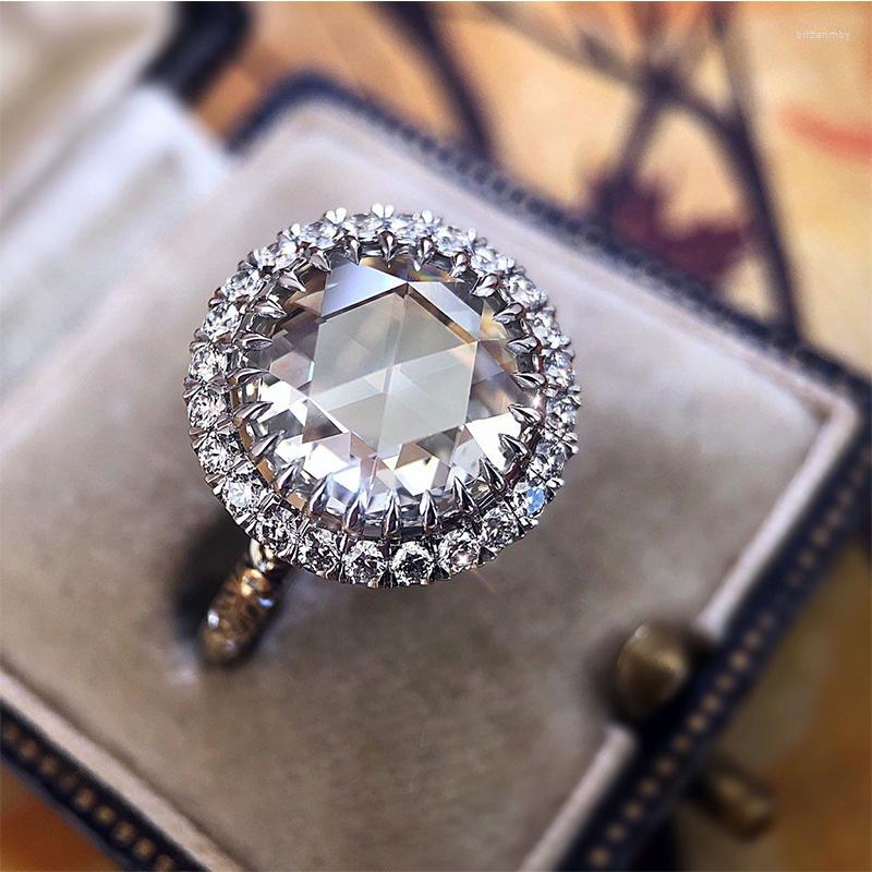 Wedding Rings Vintage Oversized White Stone CZ Ring Princess Bright Anel Bague Austrian Crystal For Women Jewelry Gifts
Wedding Rings Vintage Oversized White Stone CZ Ring Princess Bright Anel Bague Austrian Crystal For Women Jewelry Gifts