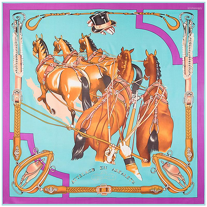 Scarves 130x130cm Large Square Silk Scarf Five Horses Oil Painting Women Wraps Hijab Muslim Headscarf Decor Shawl
Scarves 130x130cm Large Square Silk Scarf Five Horses Oil Painting Women Wraps Hijab Muslim Headscarf Decor Shawl