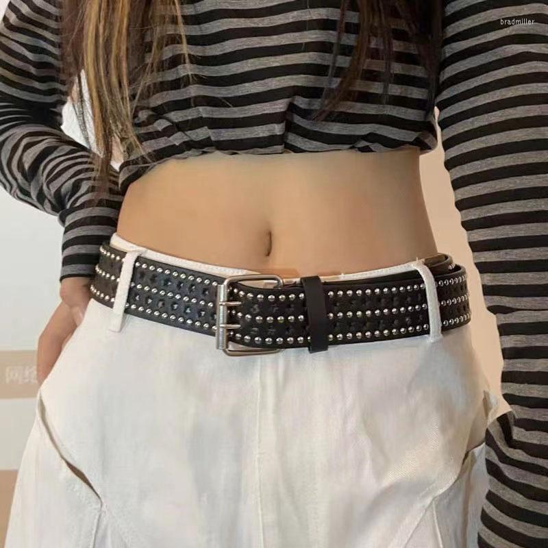 Belts Punk Rivet Star Porous Personality Male And Female Universal Belt High Quality PU Leather Versatile Jeans Skirt Decorative, Black
Belts Punk Rivet Star Porous Personality Male And Female Universal Belt High Quality PU Leather Versatile Jeans Skirt Decorative, Black