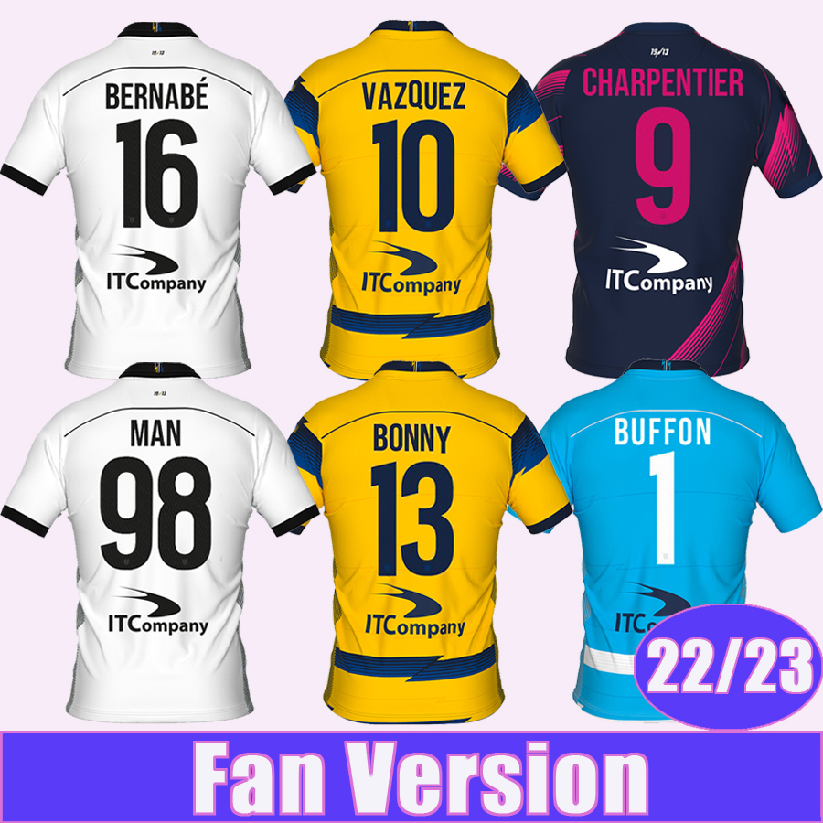 22 23 Parma Mens Soccer Jerseys MAN BERNABE VAZQUEZ CHARPENTIER TUTINO BONNY ANSALDI DELPRATO OOSTERWOLDE INGLESE Home Away 3rd Goalkeeper Football Shirt, Qm11738 22 23 3rd ser.e b patch 
22 23 Parma Mens Soccer Jerseys MAN BERNABE VAZQUEZ CHARPENTIER TUTINO BONNY ANSALDI DELPRATO OOSTERWOLDE INGLESE Home Away 3rd Goalkeeper Football Shirt, Qm11738 22 23 3rd ser.e b patch