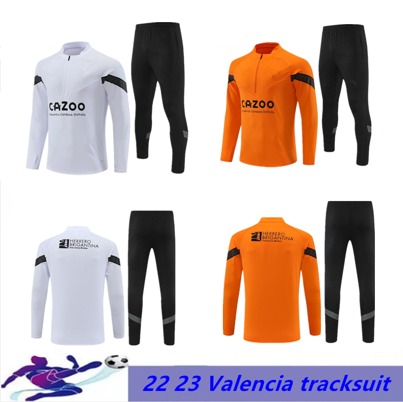 22 23 men soccer tracksuit jerseys sets 2022 2023 Valencia football jerseys training tracksuits set chandal survetement, Adult
22 23 men soccer tracksuit jerseys sets 2022 2023 Valencia football jerseys training tracksuits set chandal survetement, Adult