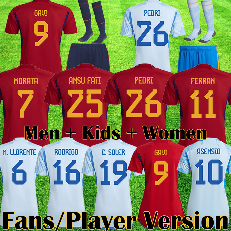 2022 Spain soccer jerseys Espana ANSU FATI ASENSIO MORATA F. TORRES GAVI 22 23 WORLD RODRI CUP fans Player version football shirts women men kit kids 19157 equipment, Kids home
2022 Spain soccer jerseys Espana ANSU FATI ASENSIO MORATA F. TORRES GAVI 22 23 WORLD RODRI CUP fans Player version football shirts women men kit kids 19157 equipment, Kids home