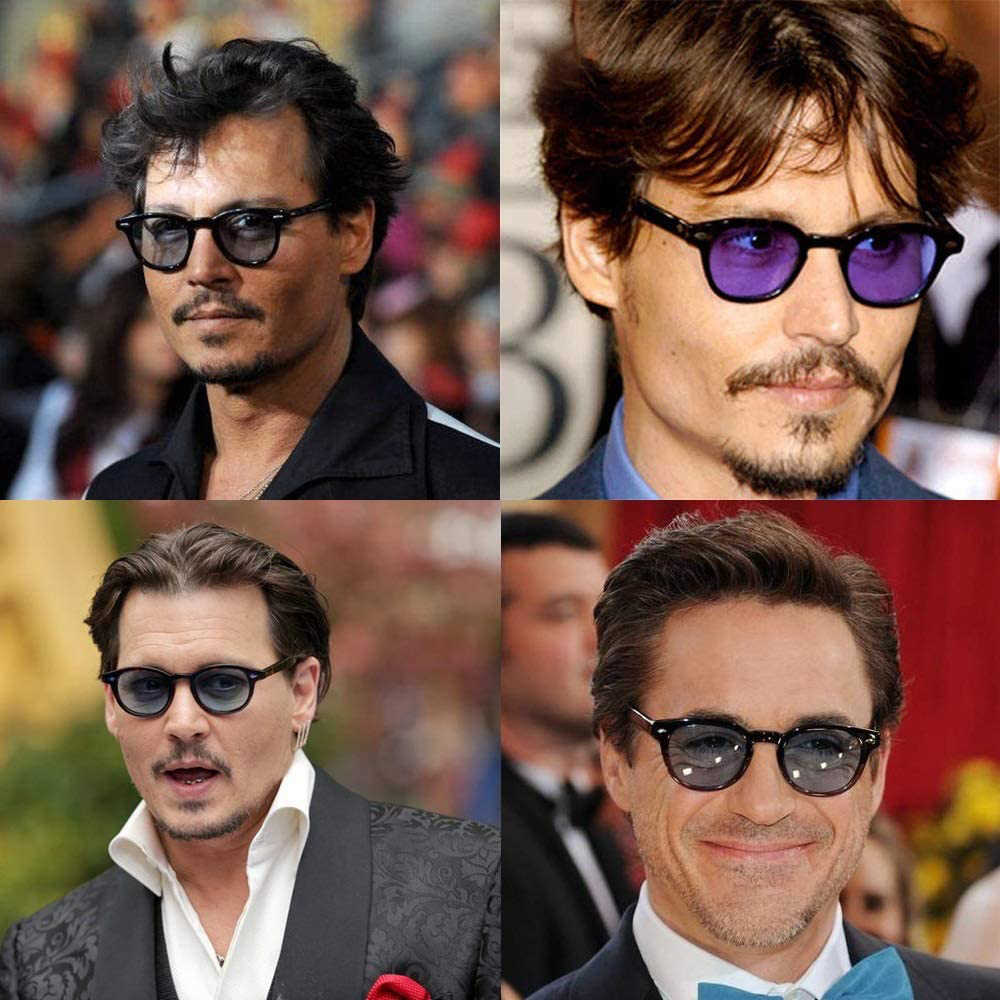 Sunglasses Frames JackJad Top Quality Acetate Frame Johnny Depp Lemtosh Style Polarized Sunglasses For Men Women Vintage Classic Round Sun Glasses T22