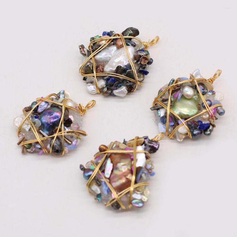 Pendant Necklaces Wholesale8PCS Natural Semi-precious Stone Pearl Amethyst Winding Gold Wire MakingDIY Necklace Earring Charm Jewelry Gift
Pendant Necklaces Wholesale8PCS Natural Semi-precious Stone Pearl Amethyst Winding Gold Wire MakingDIY Necklace Earring Charm Jewelry Gift