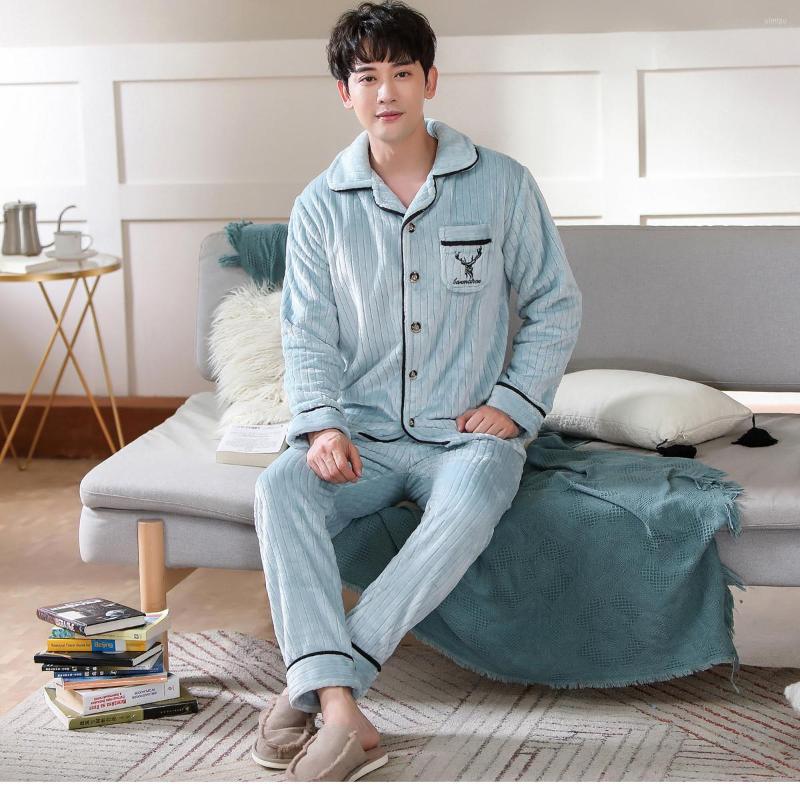 Men's Sleepwear Est Autumn Winter Men Pajamas Long Sleeve Male Set Flannel For Suit Homewear Pyjamas Pijama, Pj301color37
Men's Sleepwear Est Autumn Winter Men Pajamas Long Sleeve Male Set Flannel For Suit Homewear Pyjamas Pijama, Pj301color37