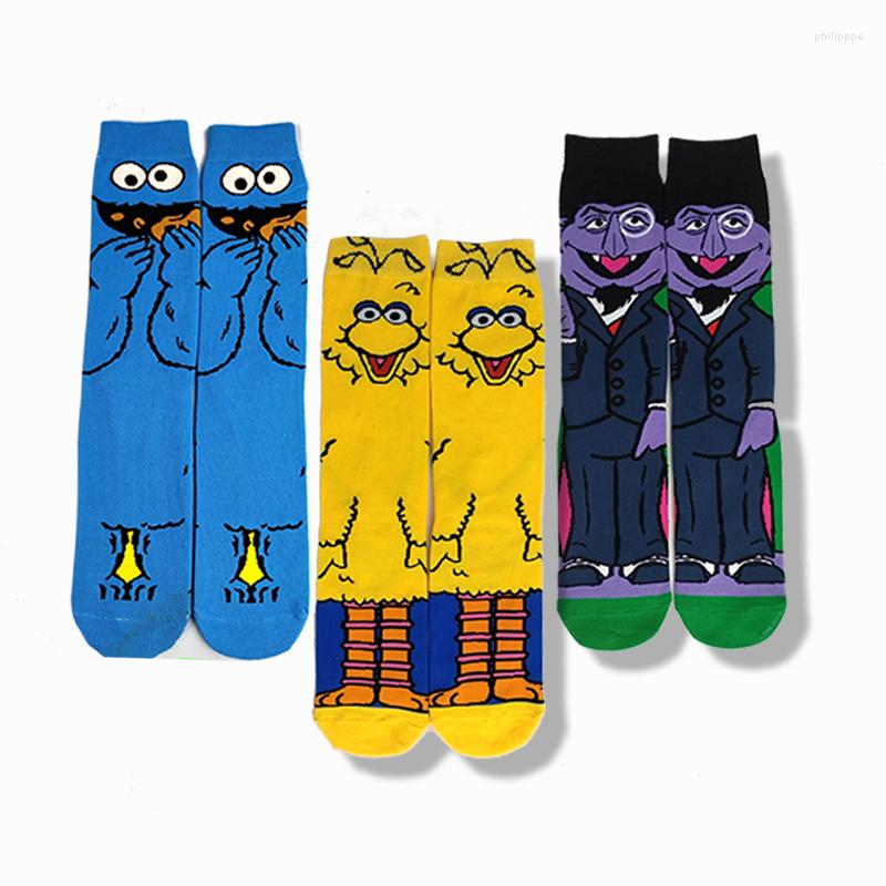 Men's Socks Funny Cartoon Animal Anime Character Yellow Blue Skateboard Long Tube Streetwear HipHop High Quality Cotton
Men's Socks Funny Cartoon Animal Anime Character Yellow Blue Skateboard Long Tube Streetwear HipHop High Quality Cotton