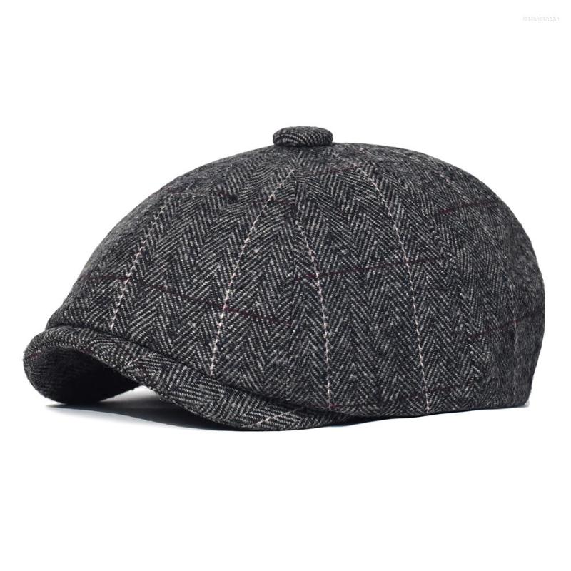 Berets Autumn Winter Sboy Ivy Caps Plaid Beret Hats England Gatsby Retro Octagonal Hat Driver Flat Cap, Black
Berets Autumn Winter Sboy Ivy Caps Plaid Beret Hats England Gatsby Retro Octagonal Hat Driver Flat Cap, Black