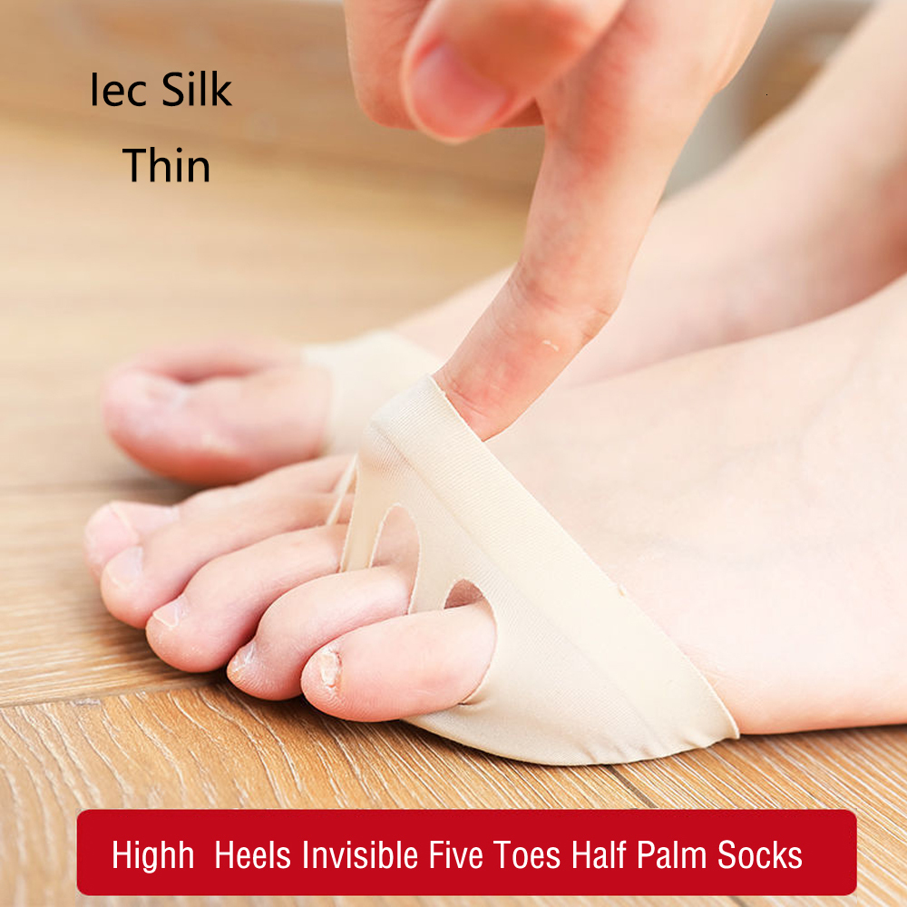 Shoe Parts Accessories Forefoot Pads for Women High Heels Shoes Antislip Insert Foot Ball of Cushions Socks Heel Liner Protector Drop 221116