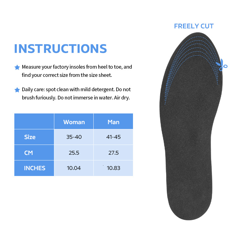 Shoe Parts Accessories FootMaster 4D Memory Foam Orthopedic Insoles For Shoes Women Men Flat Feet Arch Support Massage Plantar Fasciitis Sports Pad 22