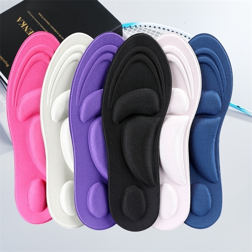 Shoe Parts Accessories FootMaster 4D Memory Foam Orthopedic Insoles For Shoes Women Men Flat Feet Arch Support Massage Plantar Fasciitis Sports Pad 22