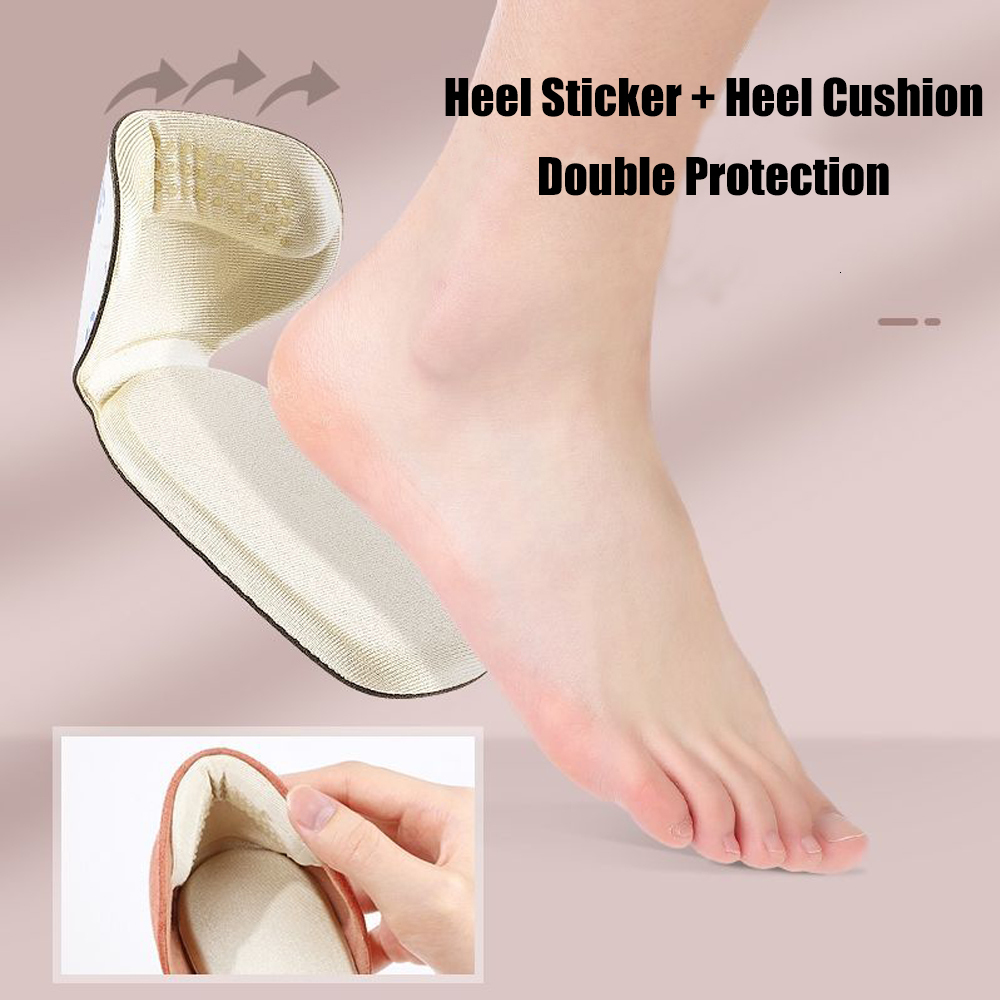 Shoe Parts Accessories Half Insoles for Women s Back Stickers High Heels Liner Insert Heel Pain Relief Protector Cushion Pads Size Reducer 221116