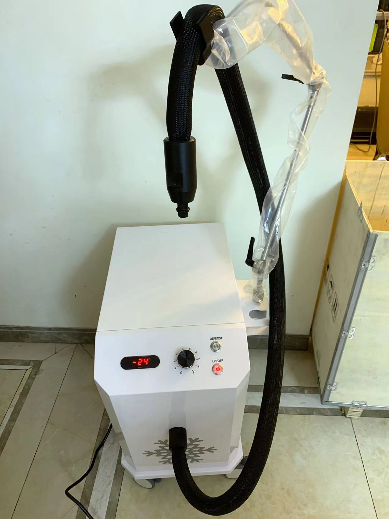 New Laser Product Ideas 2023 Reduce Patient Feeling -25C Cryo Air Skin Cooling for Laser Freezing Machine