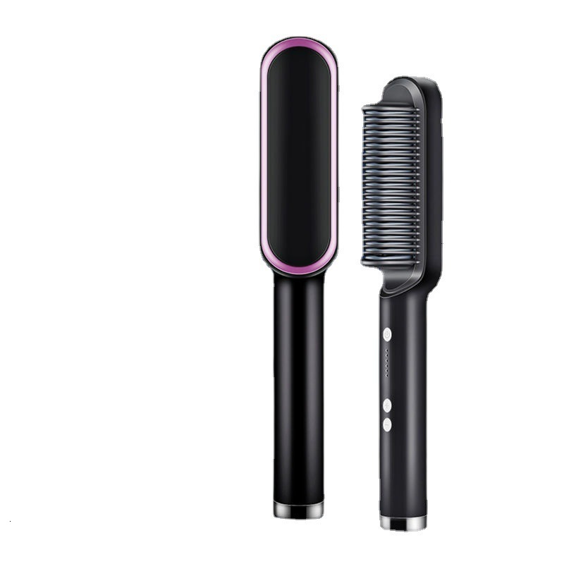 Curling Irons Profissional Combs Anti-scalding Hair Straightener Brush Ceramic Curler Heated Electric Smart 221116