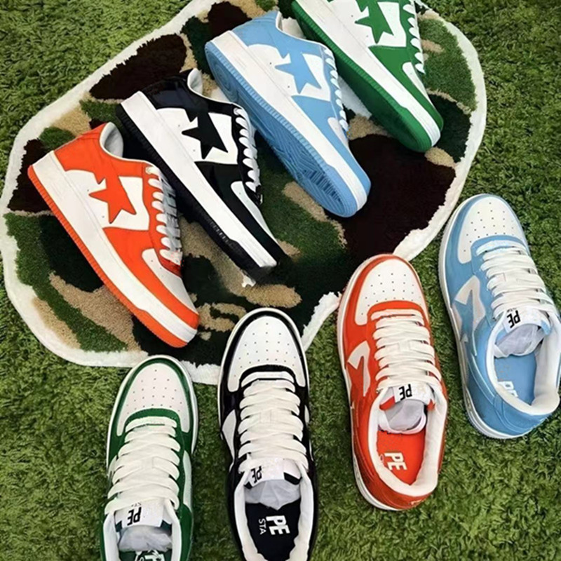 Bapesta Bapestas Baped Sta Casual Shoes Sk8 Low Men Women Black White Pastel Green Blue Suede Pink Mens Womens Trainers Outdoor Sports Sneakers Walking Jogging, 10
Bapesta Bapestas Baped Sta Casual Shoes Sk8 Low Men Women Black White Pastel Green Blue Suede Pink Mens Womens Trainers Outdoor Sports Sneakers Walking Jogging, 10