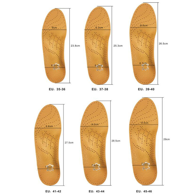 Shoe Parts Accessories Leather Ortic Insole For Flat Feet Arch Support Orthopedic Shoes Sole Insoles Men Women Children OX Leg Corrected 221116