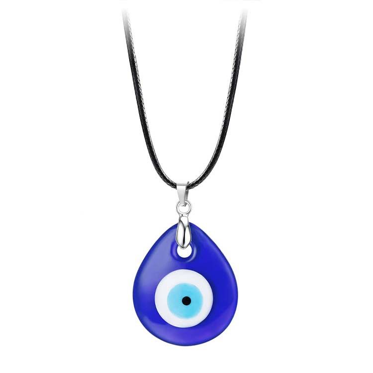 Evil Eye Necklace For Women Lucky Turkish Blue Eye Keyring Keychain Bracelet handmade hamsa nazar men evil eye Jewelry