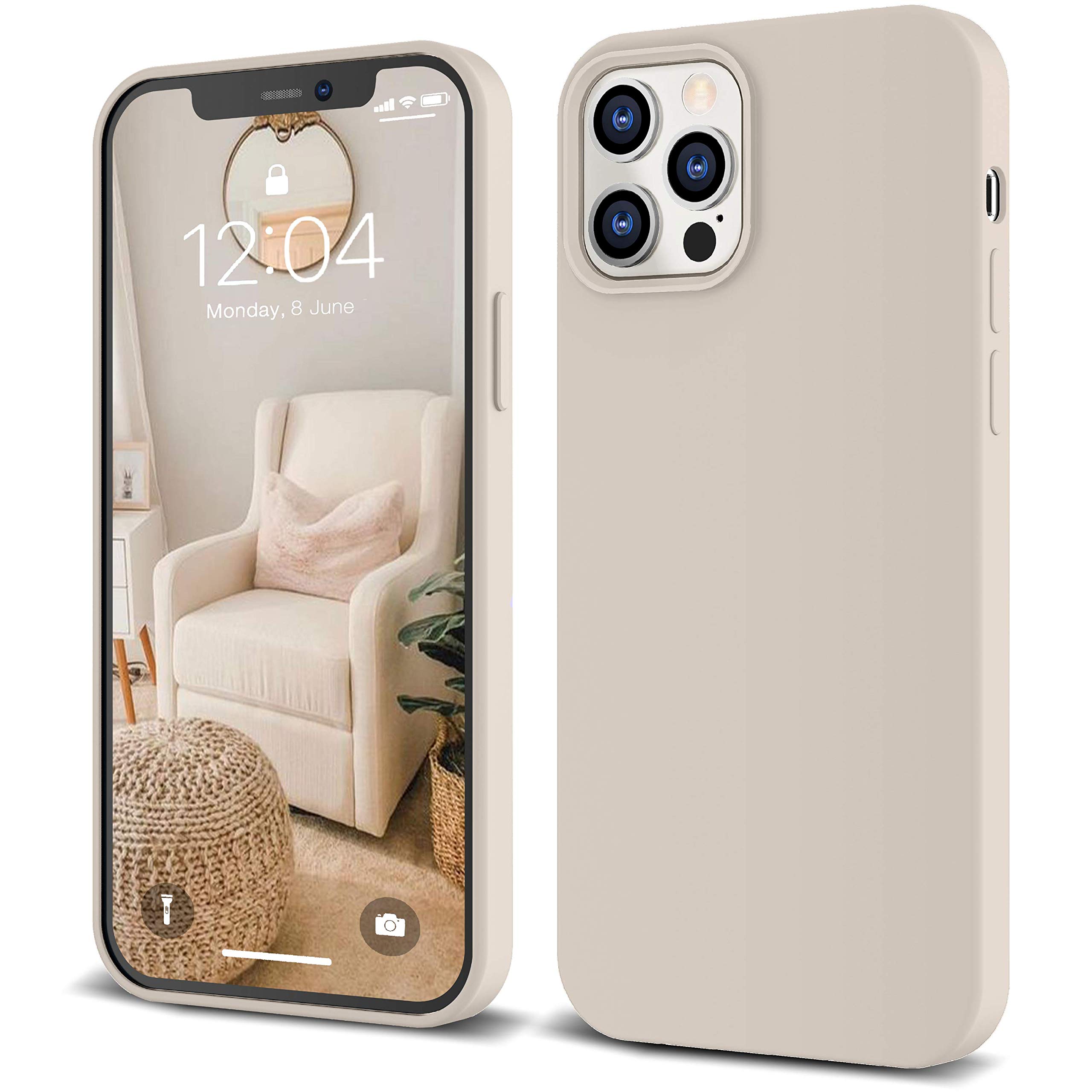 Liquid Silicone Shockproof Phone Case Cover/ Light Beige Tan Cream Warm Sand Pearl Cute/Drop Protective, White
Liquid Silicone Shockproof Phone Case Cover/ Light Beige Tan Cream Warm Sand Pearl Cute/Drop Protective, White