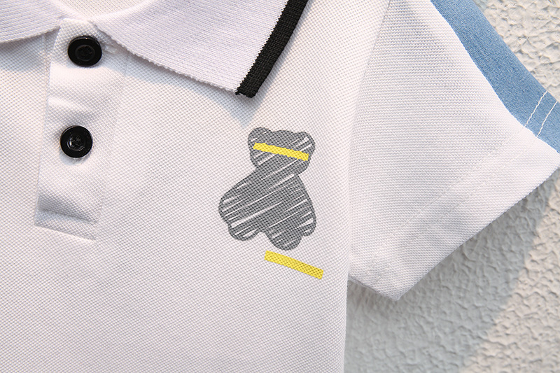 Boys Summer Suit Children Polo Short-Sleeved T-Shirt Shorts Baby Boys Casual Sets Kids 2 Piece Sets y250607PD6W