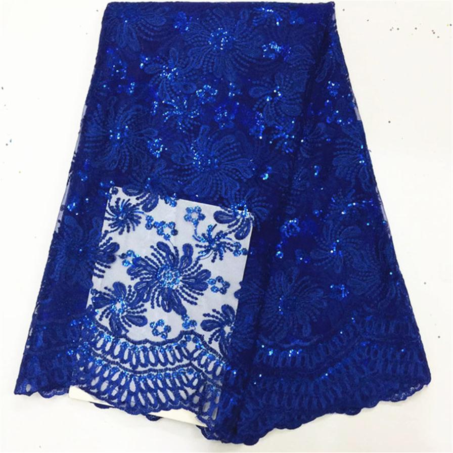 5 Y pc popular royal blue embroidery french net lace fabric with sequins flower african mesh lace for clothes BN60-2308k
5 Y pc popular royal blue embroidery french net lace fabric with sequins flower african mesh lace for clothes BN60-2308k
