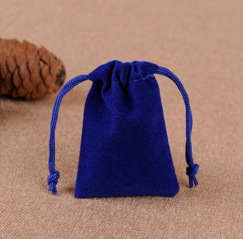 Mix color 7x9cm Velvet Drawstring Pouch Bag/Jewelry Bag Christmas/Wedding Gift Bags