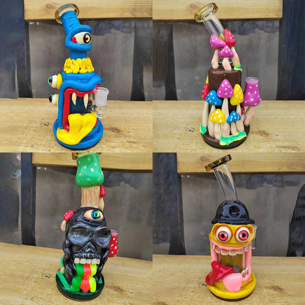New monster bong 5mm thick beaker glass water pipe hand painting new design dab rigs
New monster bong 5mm thick beaker glass water pipe hand painting new design dab rigs