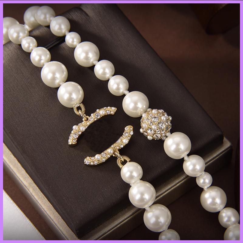 Pearl Necklace Ladies Gold Fashion Necklaces Designers Jewelry Womens Party Chains Necklace With Diamonds Accessories Gifts
Pearl Necklace Ladies Gold Fashion Necklaces Designers Jewelry Womens Party Chains Necklace With Diamonds Accessories Gifts