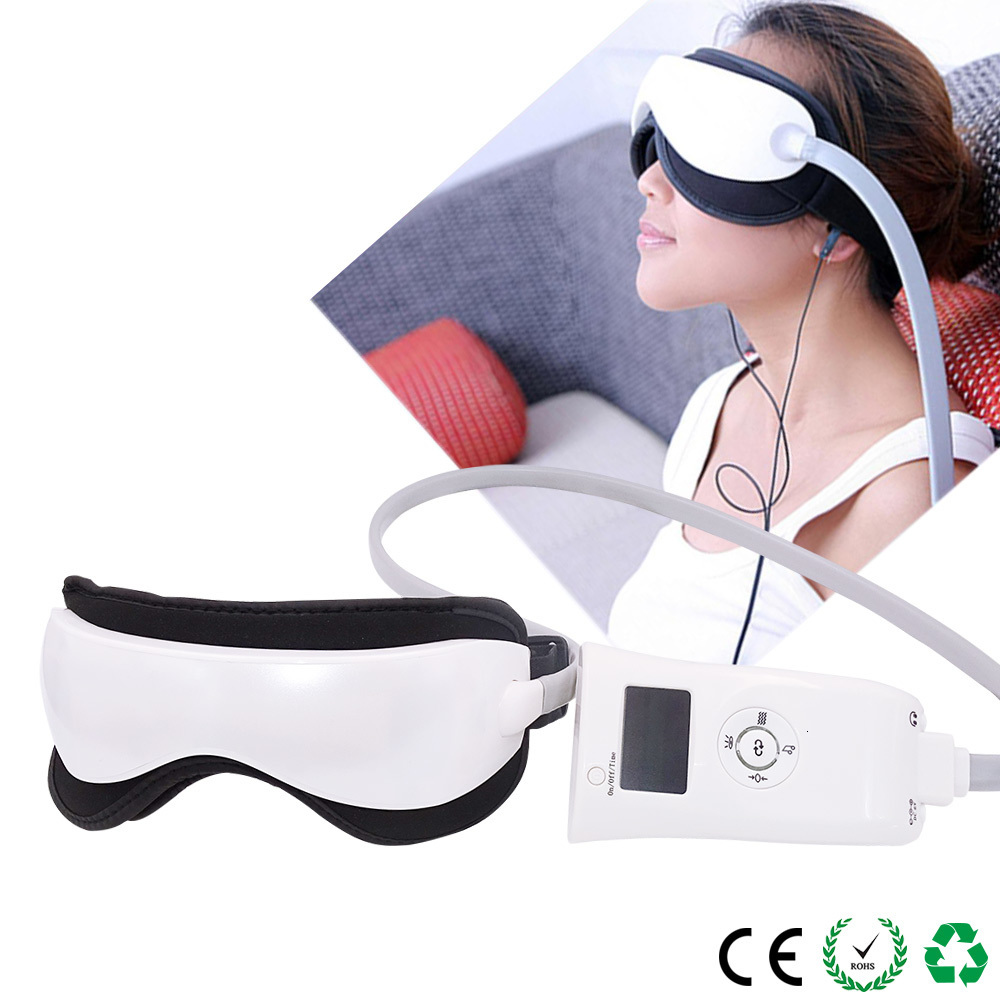 Eye Massager Heated Massaging Goggles Music Magnetic Air Pressure Anti Aging Electric Glasses Device Health Care 221116