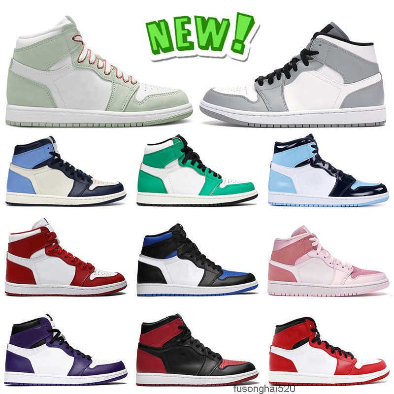 Wholesale Jumpman 1 1s Mens Basketball Shoes Women Sneakers Mid Light Smoke Grey Seafoam Obsidian Lucky Green Unc High Royal t Jordon, 46 36-47
Wholesale Jumpman 1 1s Mens Basketball Shoes Women Sneakers Mid Light Smoke Grey Seafoam Obsidian Lucky Green Unc High Royal t Jordon, 46 36-47