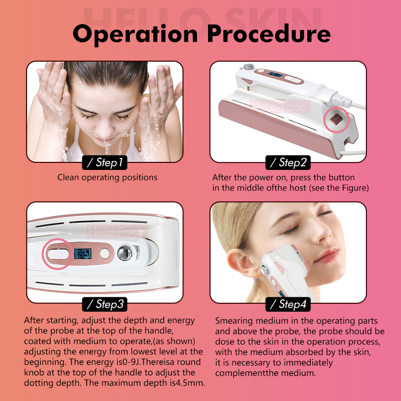Multi-Functional Beauty Equipment Hifu Focused Beauty Machine Mini Hif Therapy Skin Tightening Facial Lifting Delicate Skins Whitening Device Anti Wri