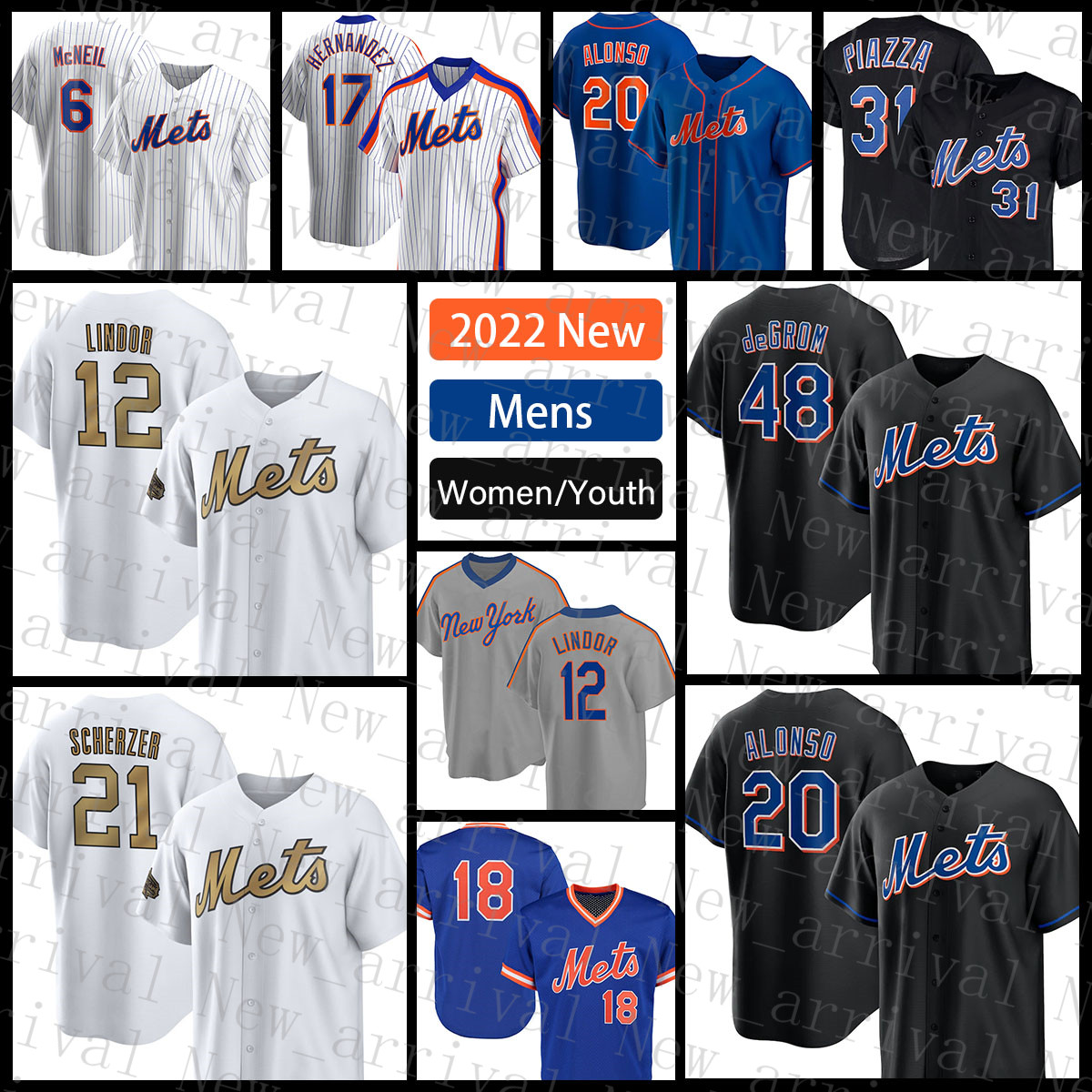 2022 2023 New New York''Mets''Baseball Jersey 12 Francisco Lindor 48 Jacob deGrom 20 Pete Alonso 21 Max Scherzer 31 Mike Piazza 6 Starling Marte, Mens(daduhui
2022 2023 New New York''Mets''Baseball Jersey 12 Francisco Lindor 48 Jacob deGrom 20 Pete Alonso 21 Max Scherzer 31 Mike Piazza 6 Starling Marte, Mens(daduhui