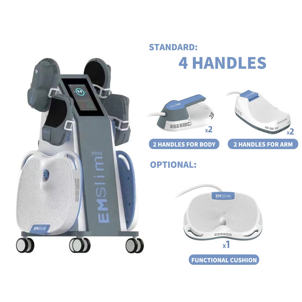 Emslim neo 4 handles slimming machine HI-EMT body shaping EMS sculp build Muscles Fat Burning Buttock Lifting beauty