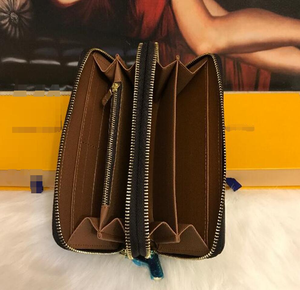 Designers Wallet Women Genuine Leather Bag Double Zipper Classic Wallet Luxurys Fashion Purse Top Louiseity Handbags Men Bags Clutch Dustproof bag, Black grid
Designers Wallet Women Genuine Leather Bag Double Zipper Classic Wallet Luxurys Fashion Purse Top Louiseity Handbags Men Bags Clutch Dustproof bag, Black grid