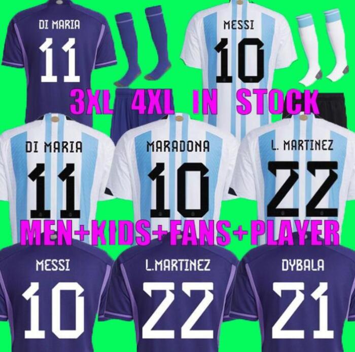 Player Fans Version Argentina Soccer Jersey 22 23 Home Away 1986 Football Shirts 2022 MESSIS DYBALA DE PAUL DI MARIA National Team MARADONA Men Kids kit uniforms Socks, 2022 pre-match
Player Fans Version Argentina Soccer Jersey 22 23 Home Away 1986 Football Shirts 2022 MESSIS DYBALA DE PAUL DI MARIA National Team MARADONA Men Kids kit uniforms Socks, 2022 pre-match