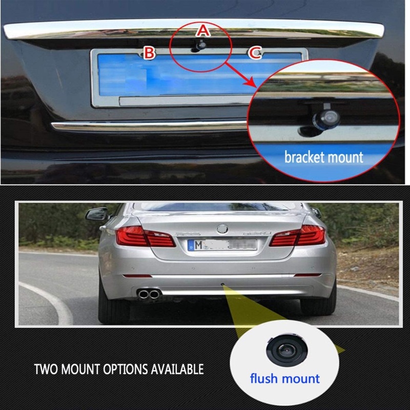 Car Reverse Camera HD Night Vision Wide Angle Rear View Parking Camera Waterproof CCD LED Auto Backup Monitor HD Image