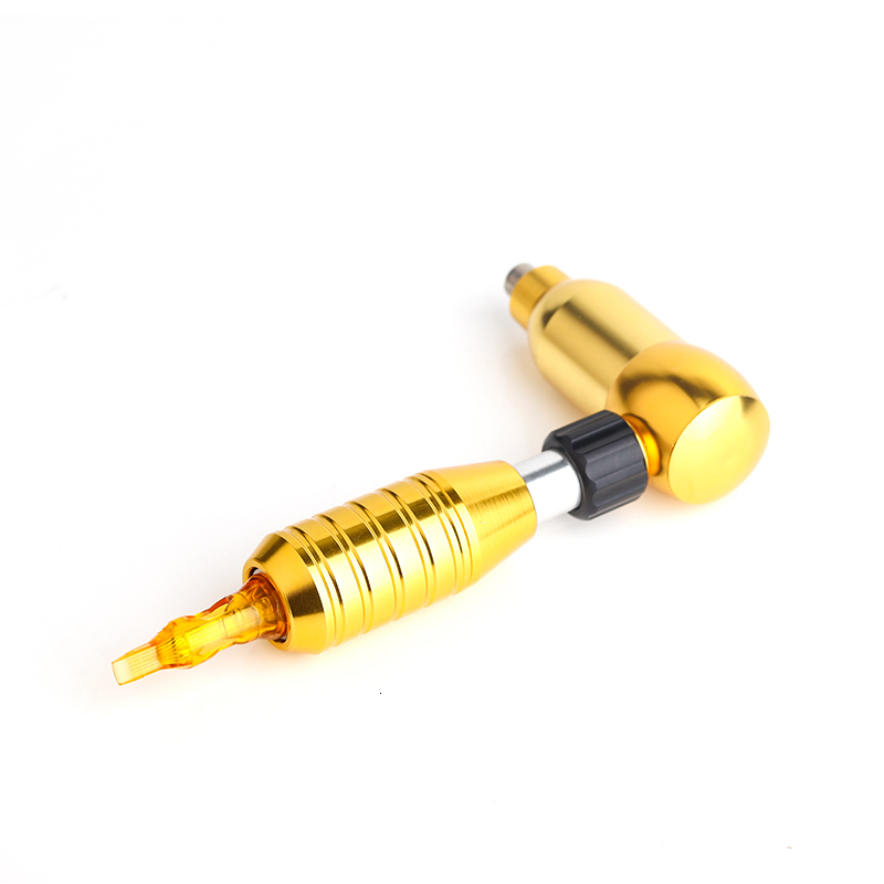 Tattoo Machine Premium Quality Gold motor machine with RCA interface Aluminum Alloy Rotary No Noise Gun Motor for Liner Shader 221115