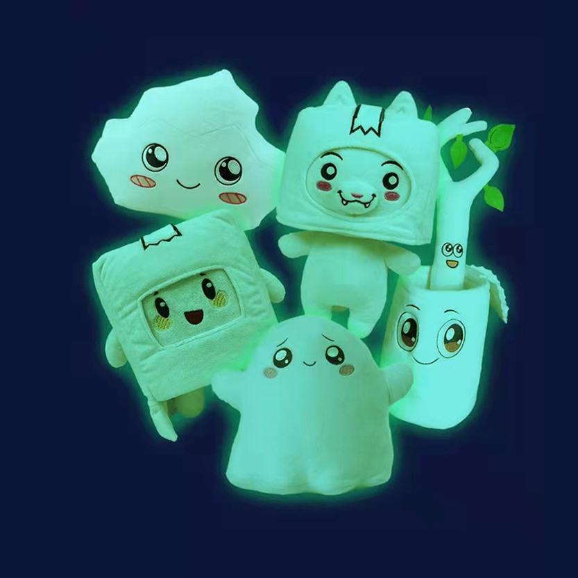 Glow In The Dark Lankybox Plush Doll Toys Foxy Boxy Bundle Ghosty Rocky Removable Cartoon Robot Christmas Gift2388, Customize
Glow In The Dark Lankybox Plush Doll Toys Foxy Boxy Bundle Ghosty Rocky Removable Cartoon Robot Christmas Gift2388, Customize