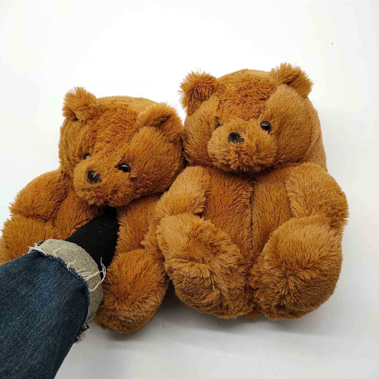 Teddy Bear Plush Cute Rainbow Cartoon Bear Indoor Slippers Non-Slip Mute Bedroom Office Soft Warm Winter Autumn Thick Sandals Gift Girl Shoes, Bags
Teddy Bear Plush Cute Rainbow Cartoon Bear Indoor Slippers Non-Slip Mute Bedroom Office Soft Warm Winter Autumn Thick Sandals Gift Girl Shoes, Bags