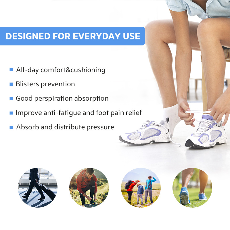 Shoe Parts Accessories FootMaster 4D Memory Foam Orthopedic Insoles For Shoes Women Men Flat Feet Arch Support Massage Plantar Fasciitis Sports Pad 22