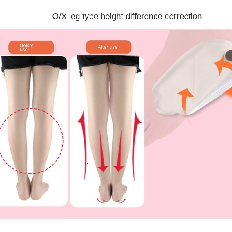 Shoe Parts Accessories 6 Pcs Silicone Insoles Ortics XOtype Legs Corrector Gel Pillow for Heel Orthopedic Shoes Pad Feet Care 221116