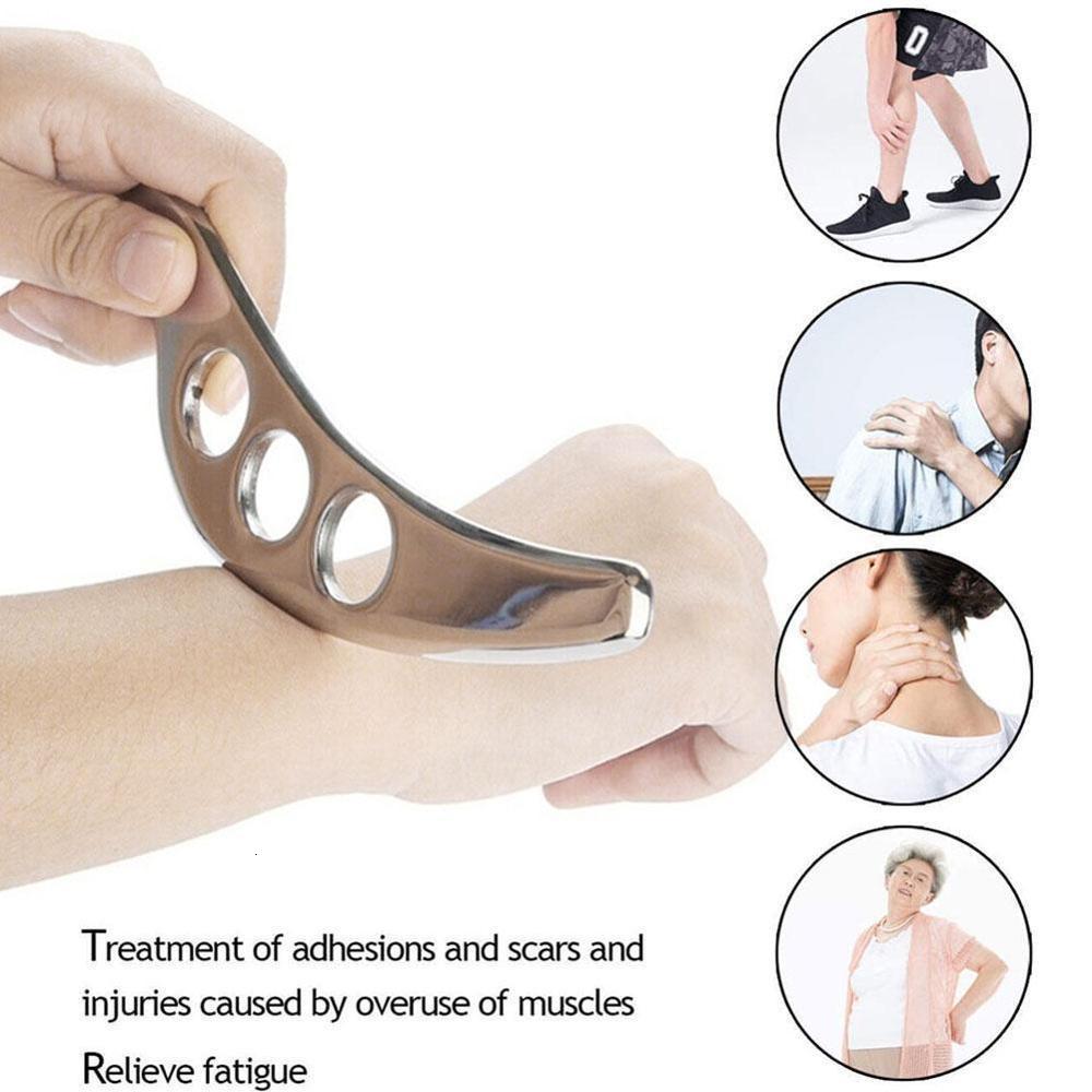 Other Massage Items Gua Sha Tool Steel Manual Scraping Massager Skin Care Release For Myofascial Tissue Therapy Physical Mobiliz B8H7 221116