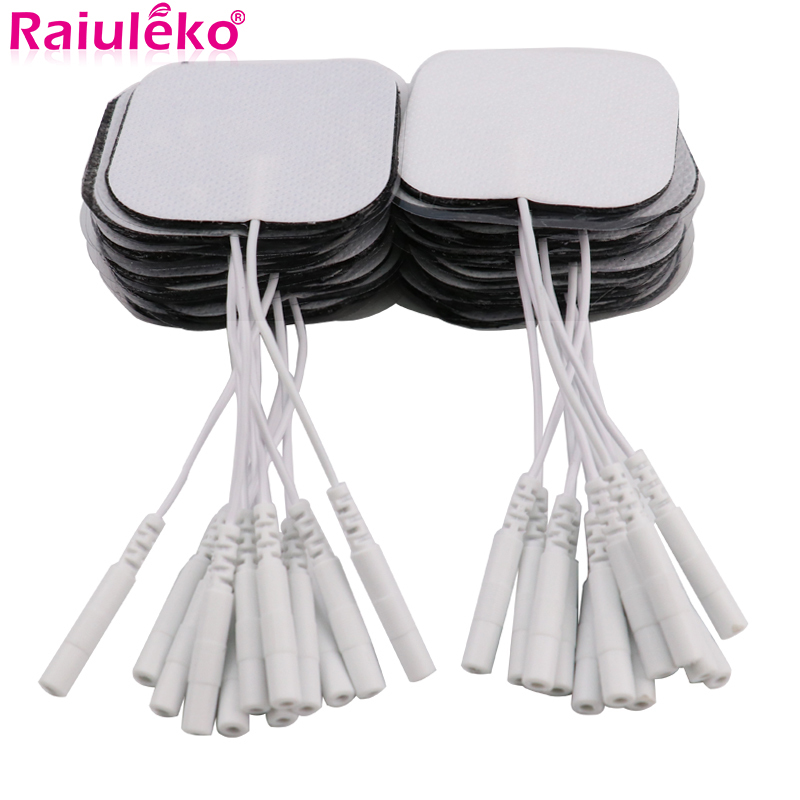Other Massage Items 20/50/100Pcs Electrode Pads Tens Electrodes for Electric Digital Therapy Machine EMS Muscle Stimulator Body Massager 2mm Plug 2211